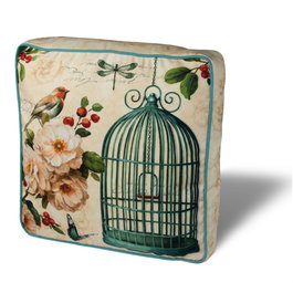 Aberto Design Cojín YM1309 Multicolor 42 x 42 cm